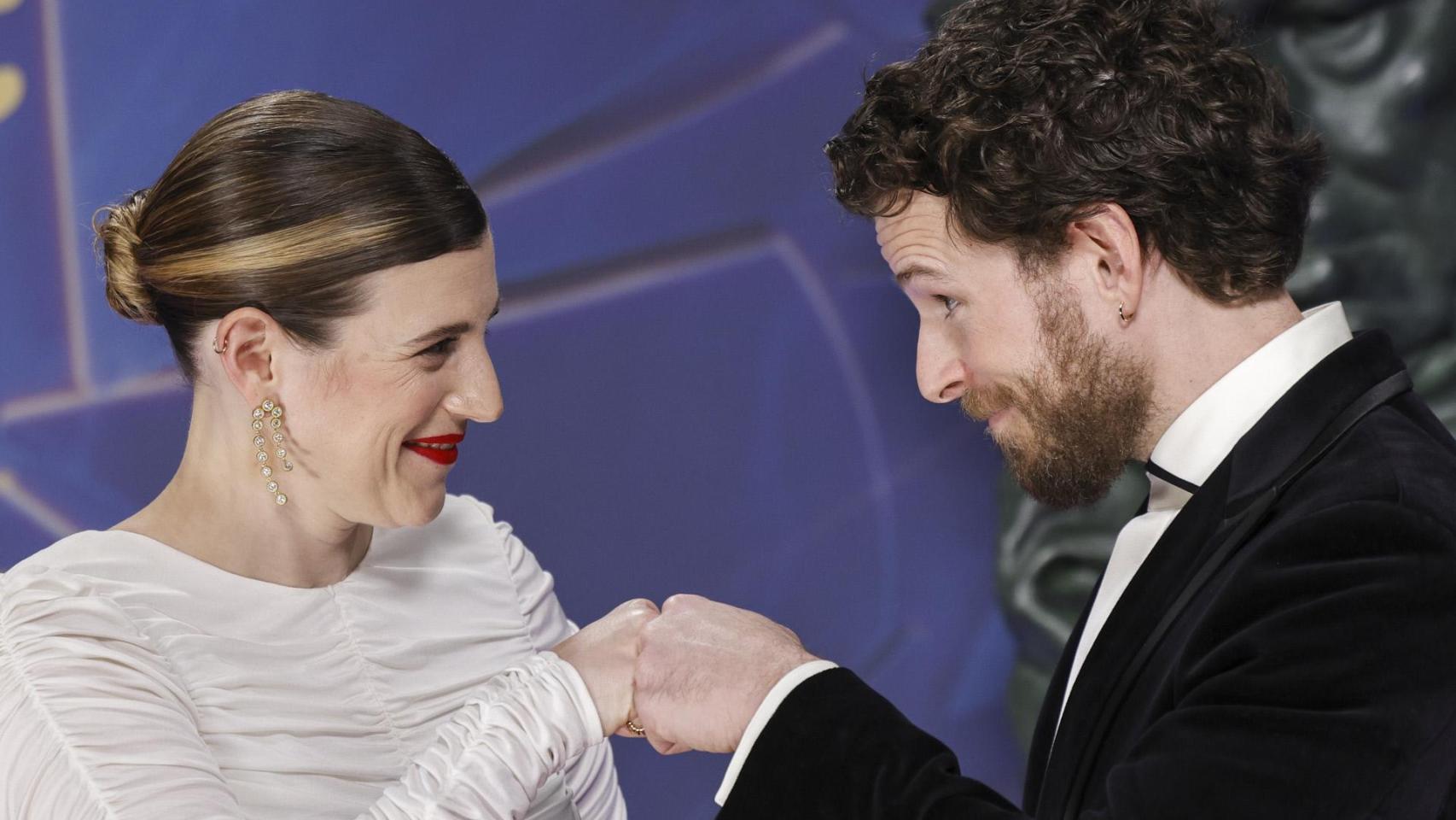Ángela y Álvaro Cervantes en los Premios Goya 2026.