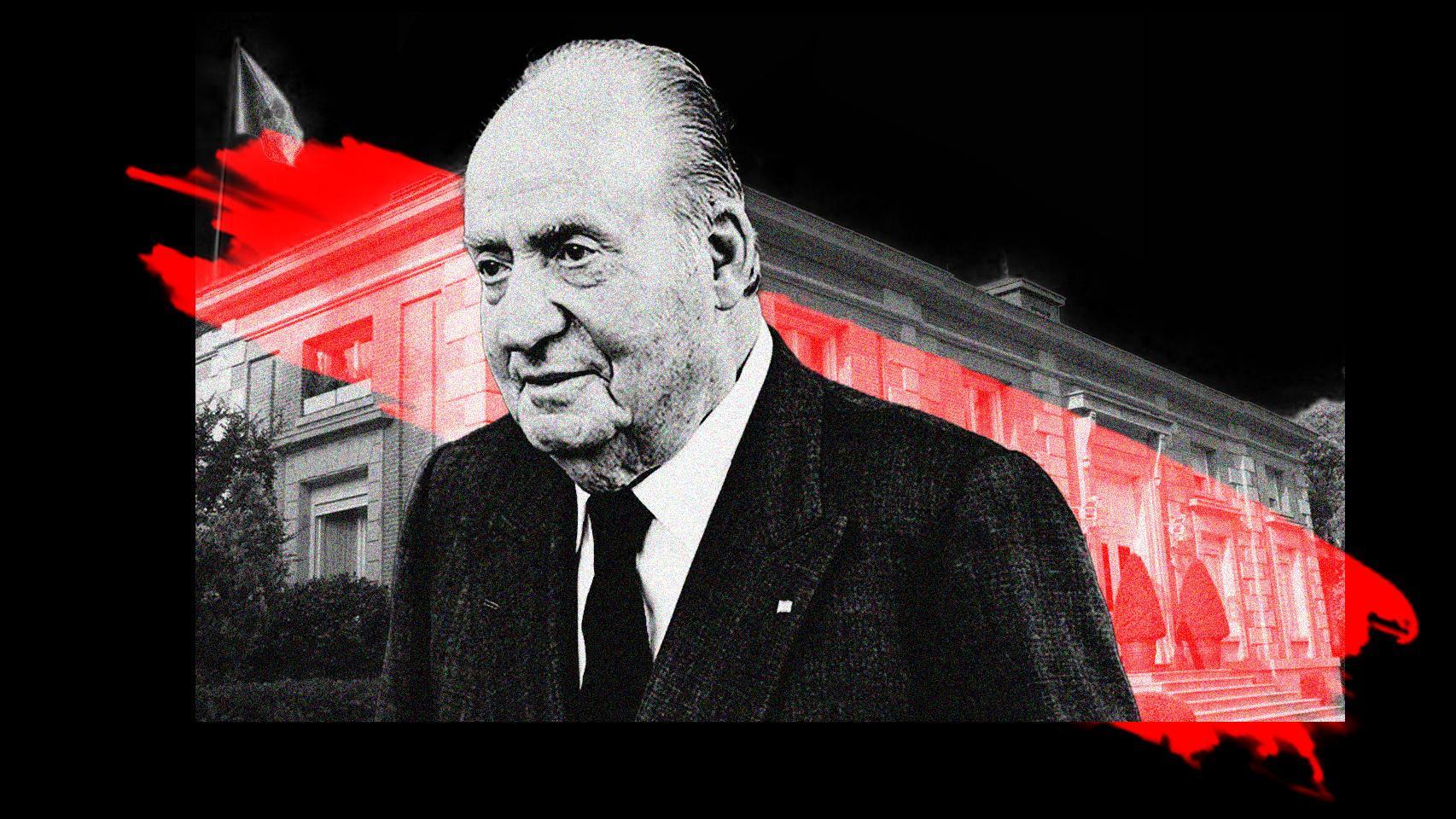 El rey emérito Juan Carlos frente a la Zarzuela