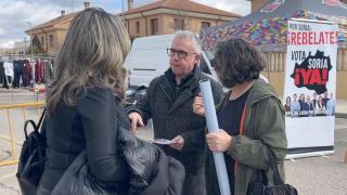 El candidato de Soria ¡Ya! a las elecciones autonómicas del 15 de marzo, Ángel Ceña, este sábado