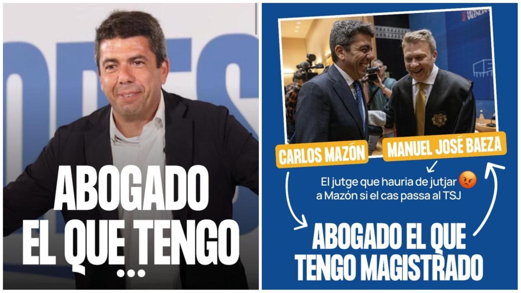 Publicación de Compromís en redes sociales. EE