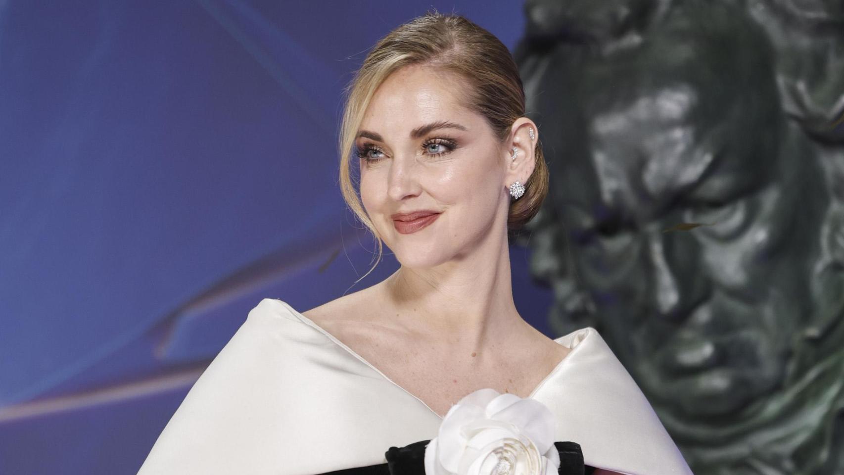 Chiara Ferragni en los Premios Goya 2026.