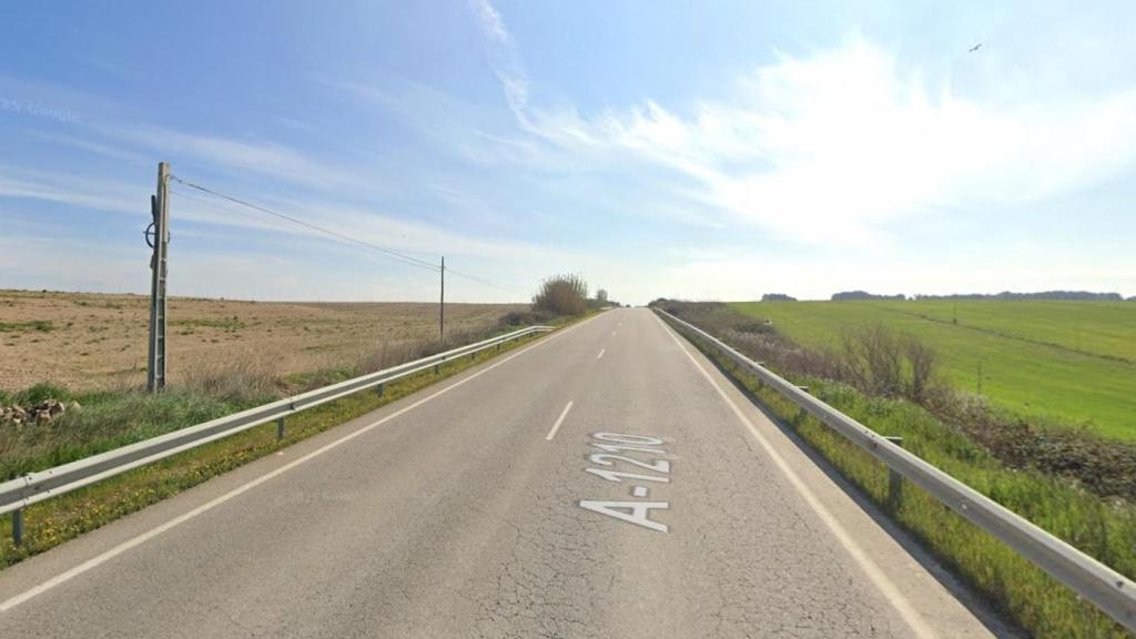 A-1210 donde se ha producido el accidente