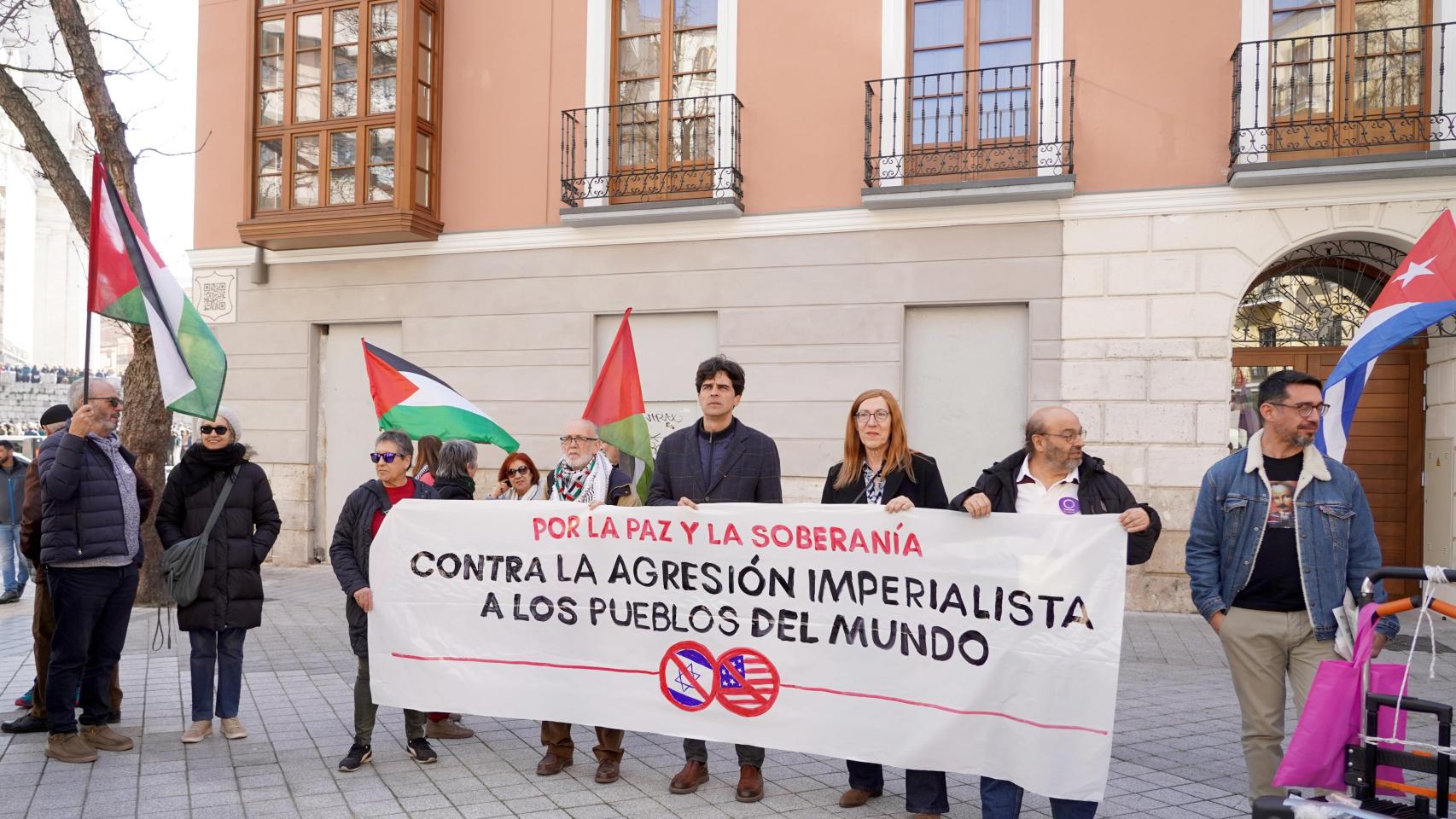 La manifestación de este domingo en Valladolid contra el ataque de Estados Unidos e Israel a Irán