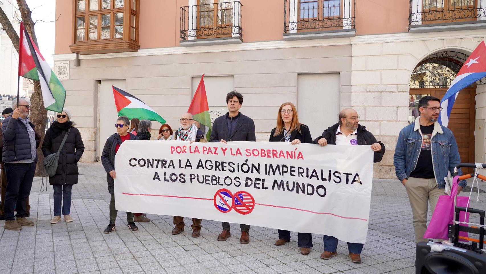 La manifestación de este domingo en Valladolid contra el ataque de Estados Unidos e Israel a Irán