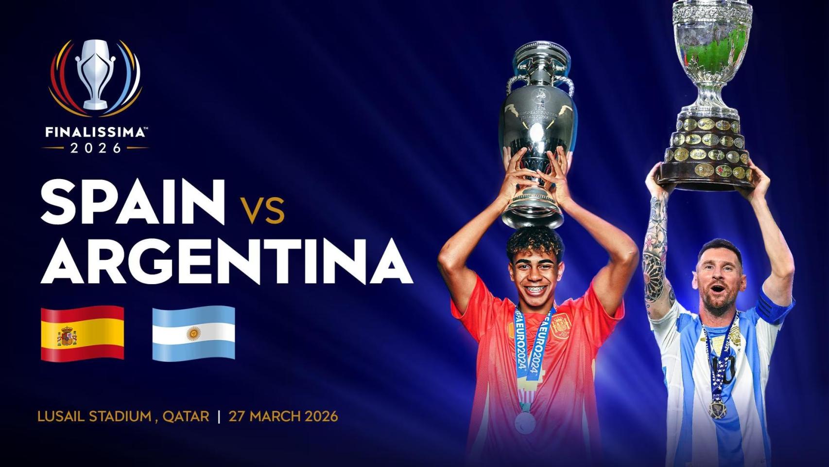 Imagen promocional de la Finalissima.