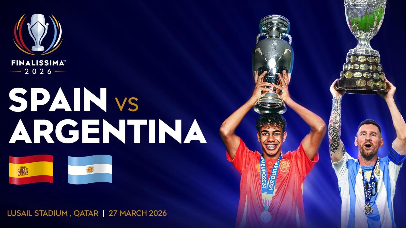 Imagen promocional de la Finalissima.