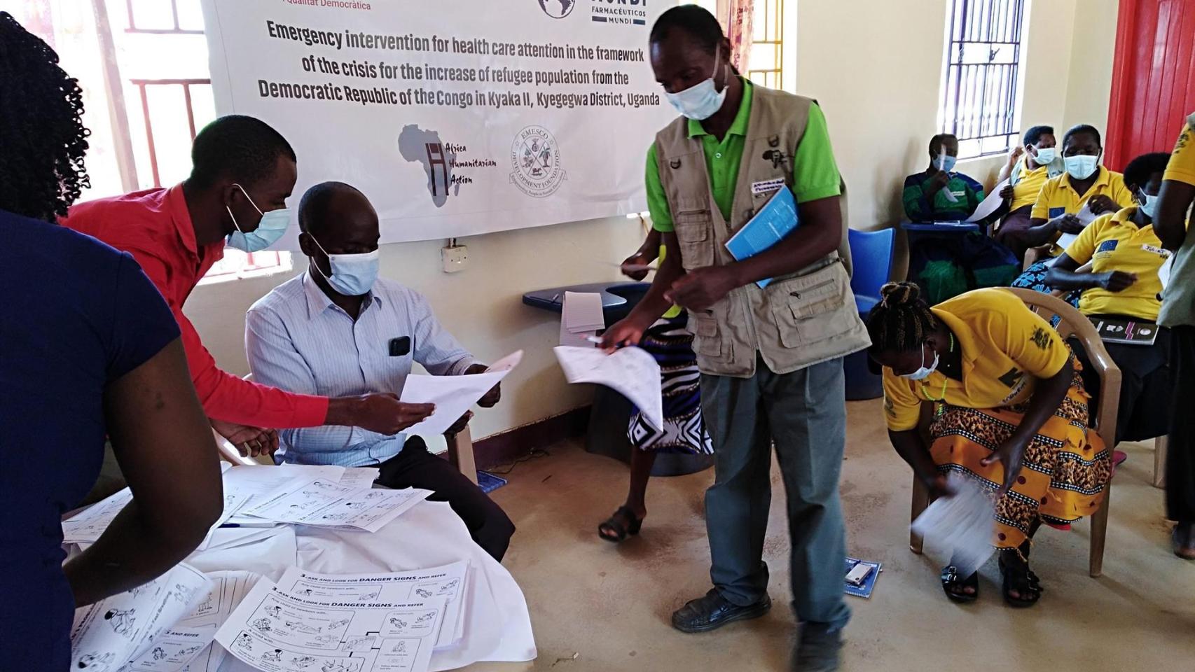 Programa de Farmamundi para reducir la incidencia de la malaria entre la población refugiada congolesa en Uganda