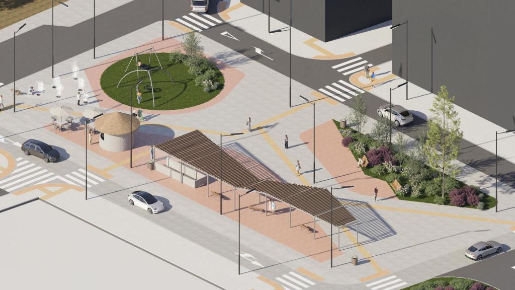 Imagen del parking de la Montañeta. EE