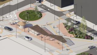 Imagen del parking de la Montañeta. EE
