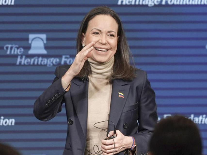 La líder opositora venezolana María Corina Machado el pasado 16 de enero de 2026.