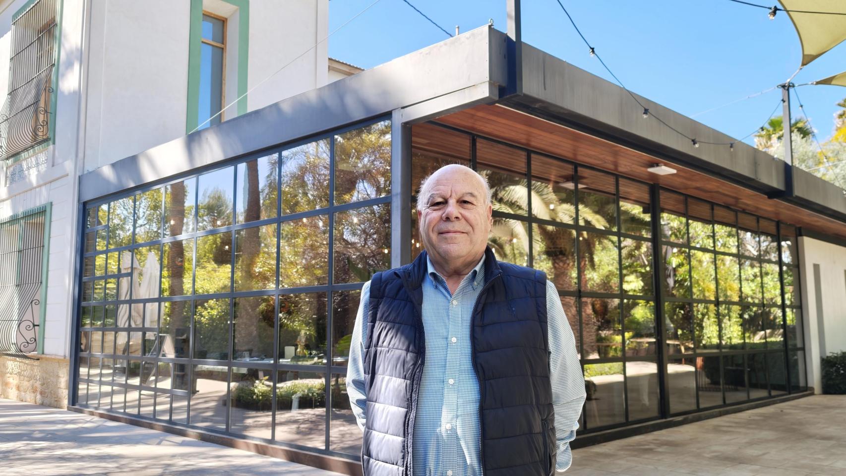 Francisco Javier Ruiz, responsable del Grupo Juan XXIII de restaurantes, esta semana en Finca Santa Luzia.