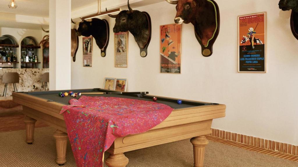 El billar en casa de Roca Rey