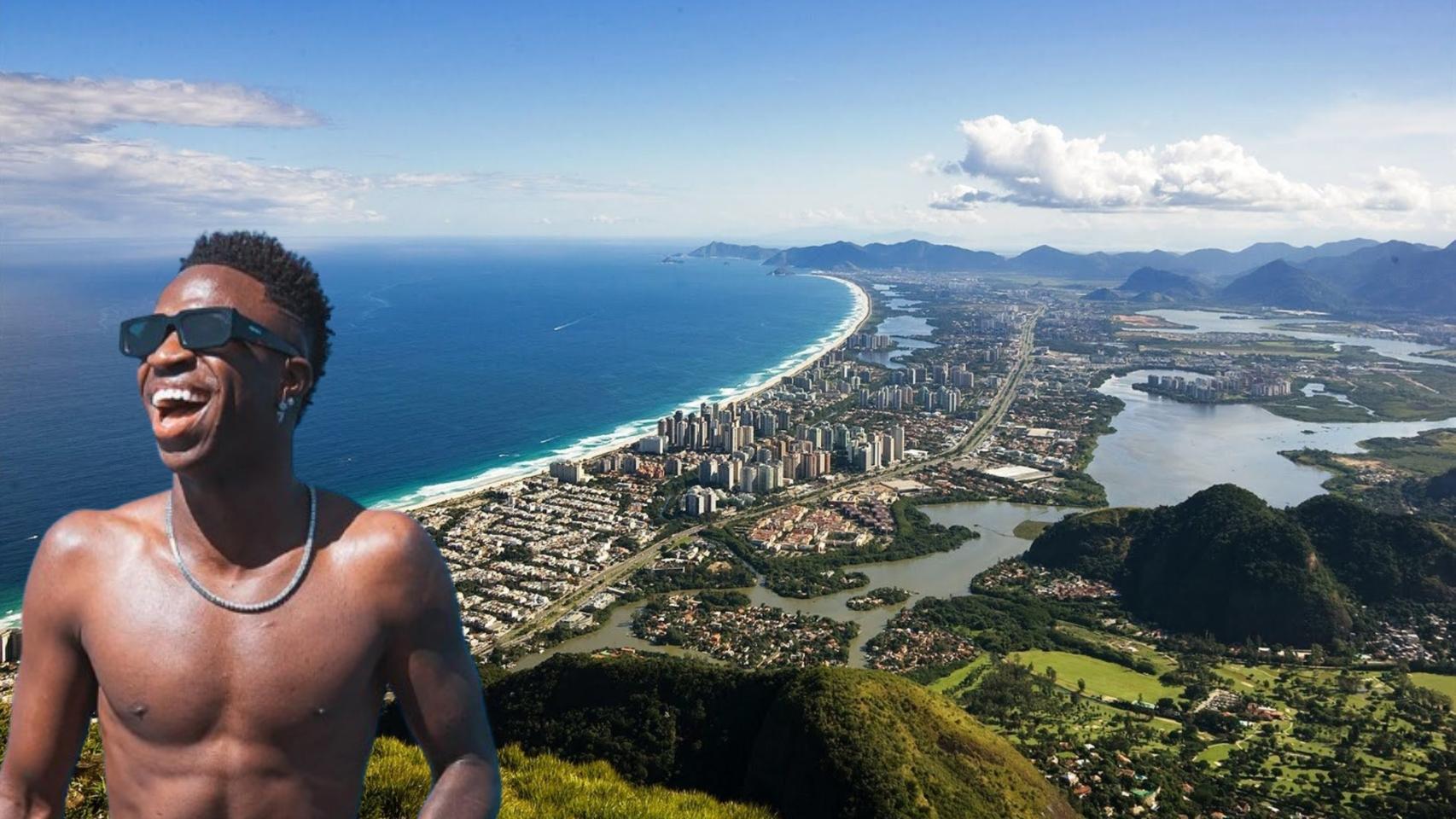 Vinicius Jr. y su barrio de Río de Janeiro favorito sus vacaciones