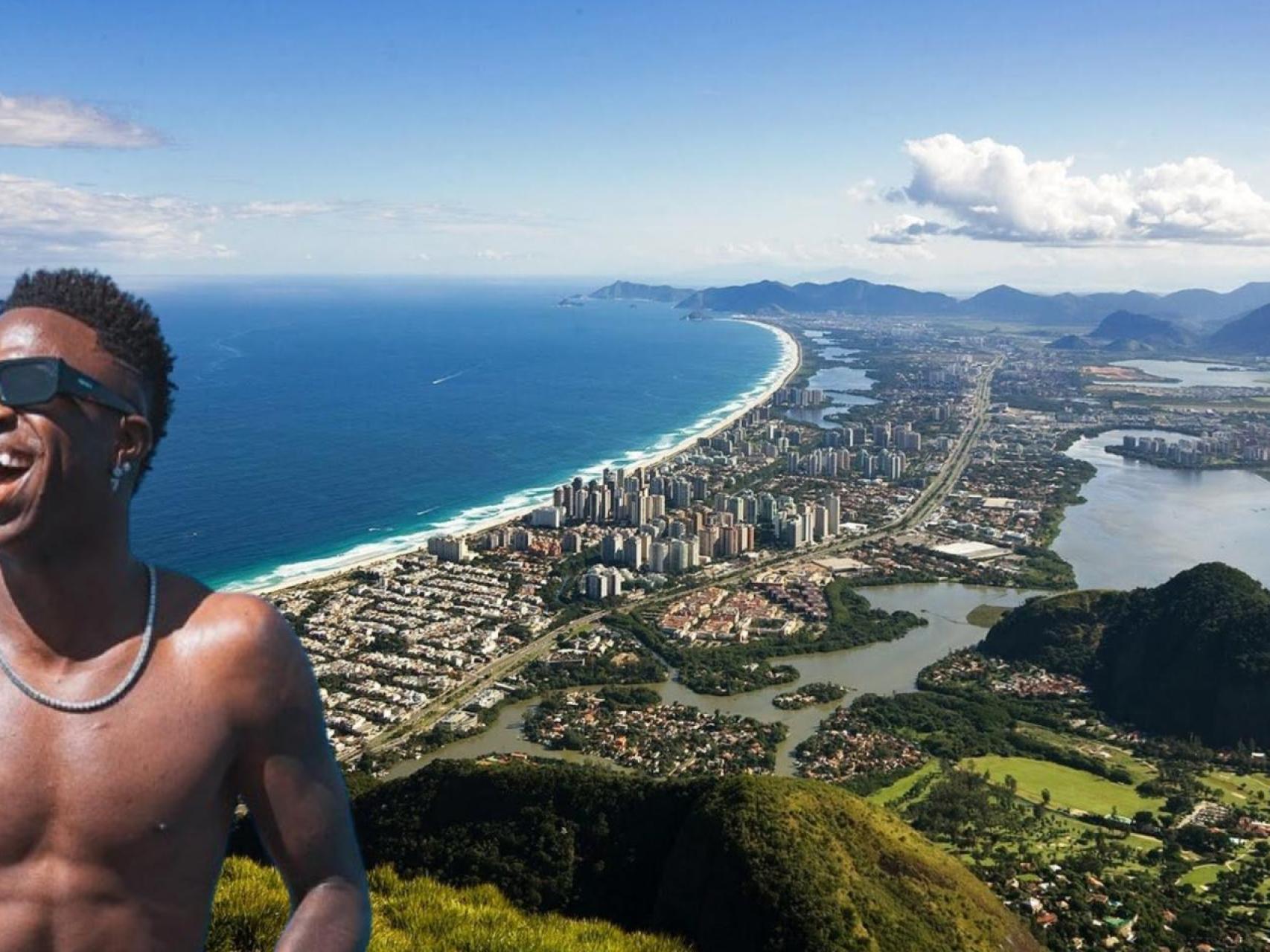 Vinicius Jr. y su barrio de Río de Janeiro favorito sus vacaciones