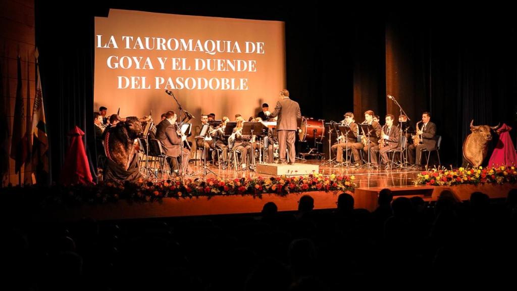 Gala 'La tauromaquia de Goya y el duende del pasadoble' celebrado en Villaseca de la Sagra.
