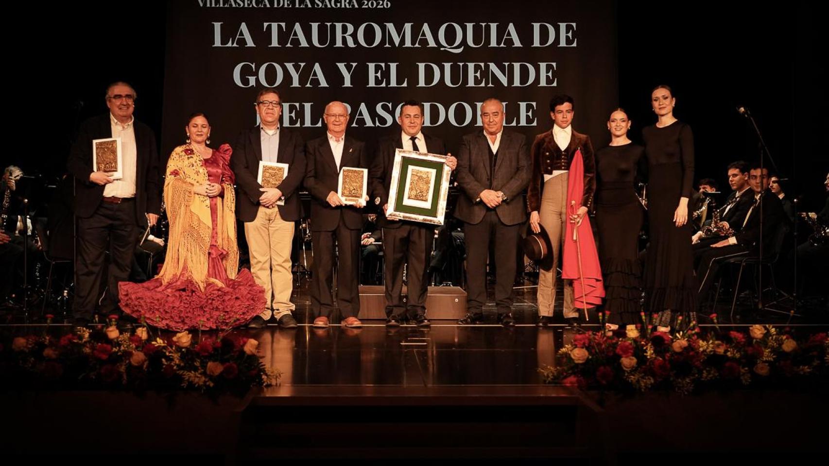 Gala 'La tauromaquia de Goya y el duende del pasadoble' celebrado en Villaseca de la Sagra.
