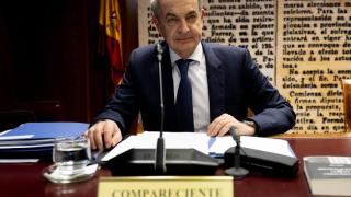 El expresidente del Gobierno José Luis Rodríguez Zapatero en la Comisión de Investigación sobre el ‘caso Koldo’.