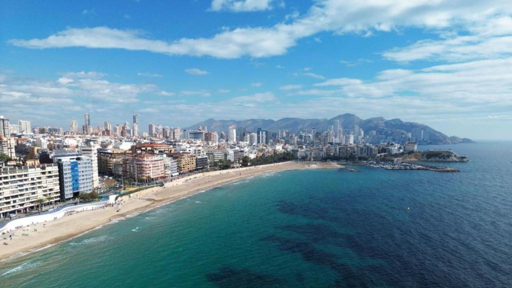 Vista general de la ciudad de Benidorm.