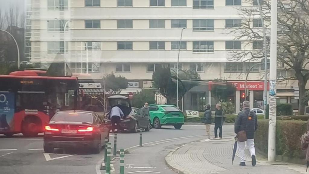 Imagen del accidente.