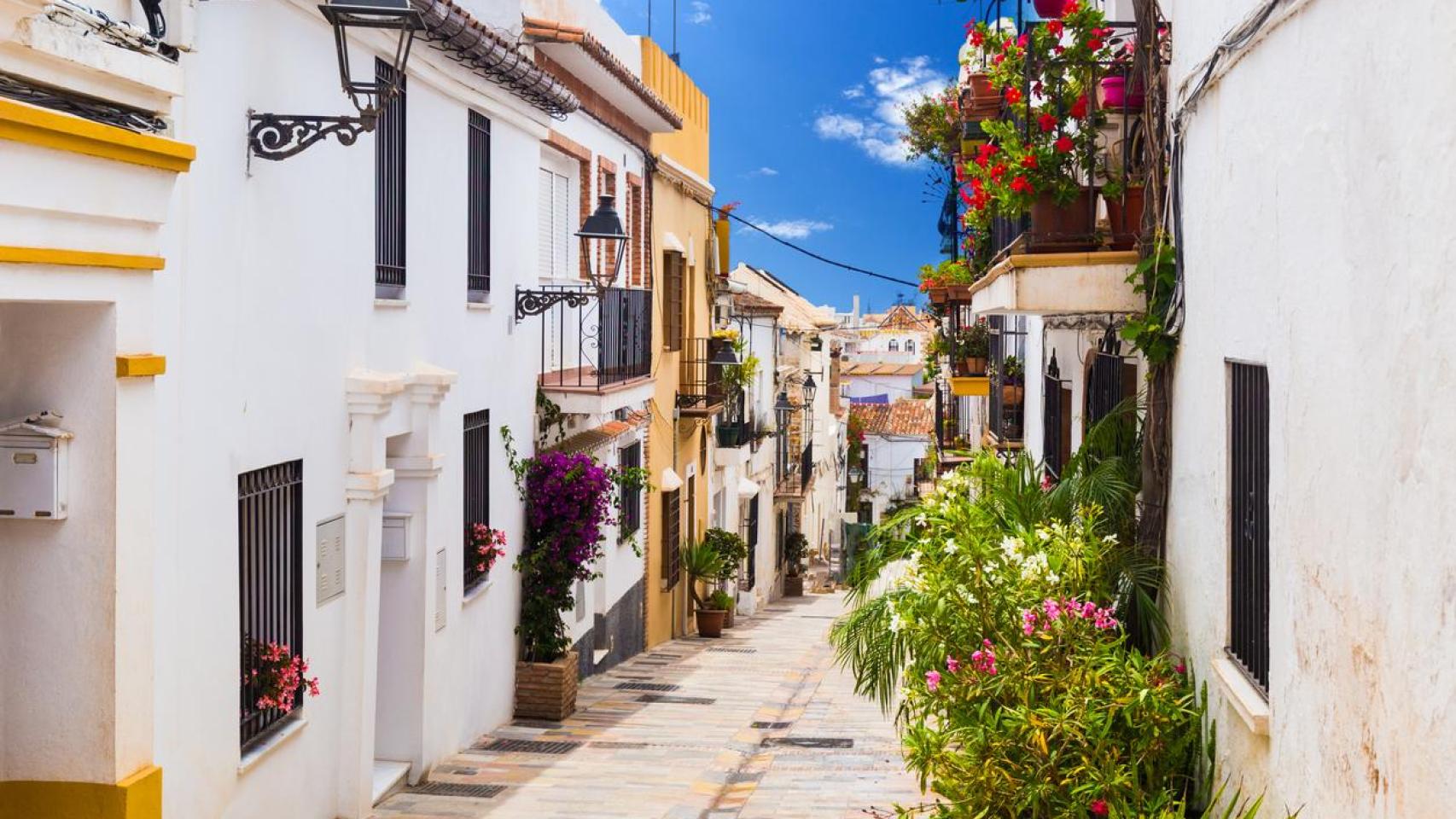 Casas en un pueblo.