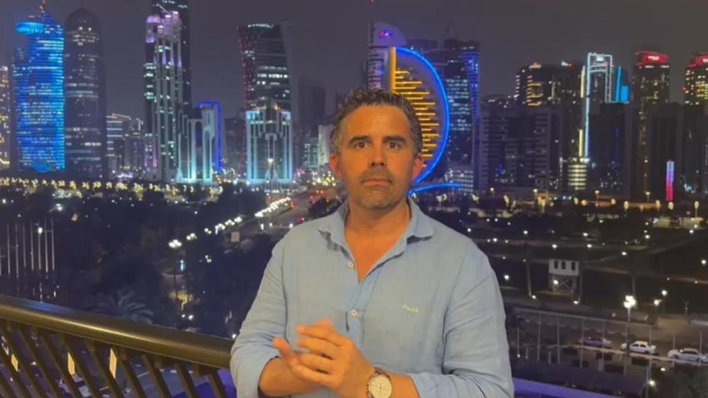 Jaime Sanz, el abogado vallisoletano atrapado en Doha (Catar).