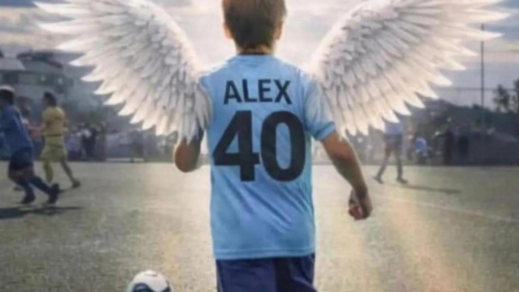 Álex, en una imagen que le rinde homenaje como jugador del CF Promeses Sueca.