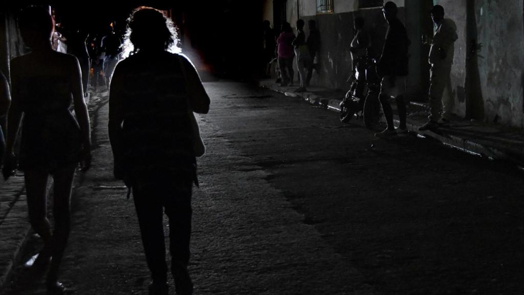 La Habana completamente a oscuras el pasado 15 de febrero.