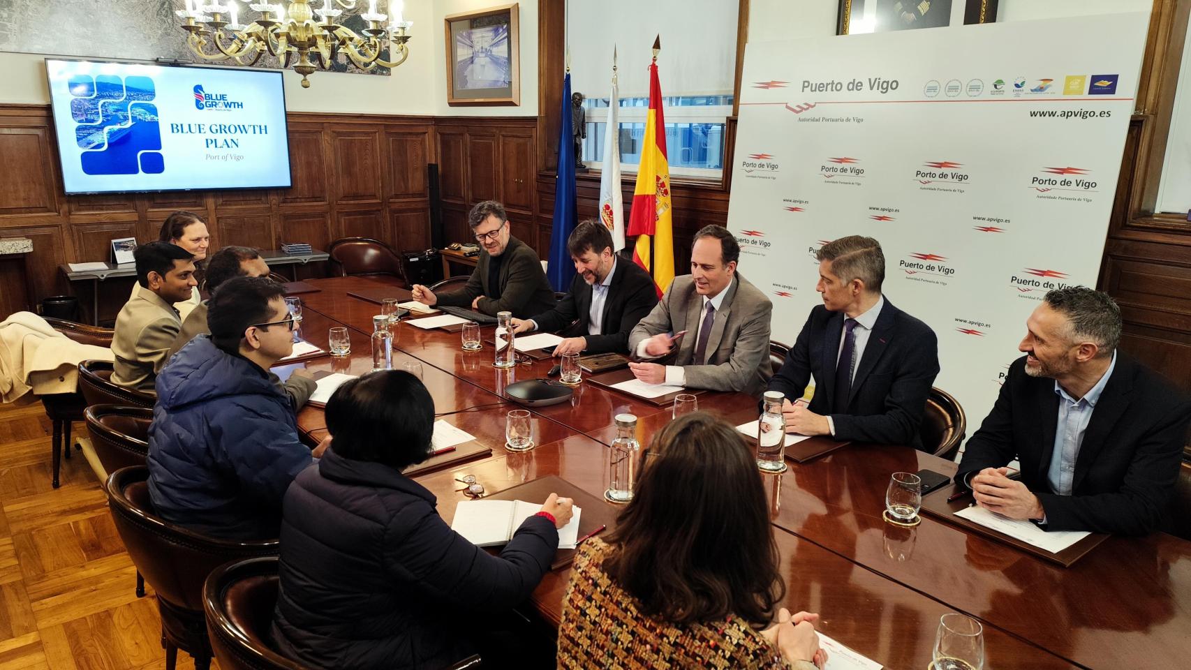 La India mira a Vigo: Una delegación visita la ciudad para conocer su modelo de Puerto Azul