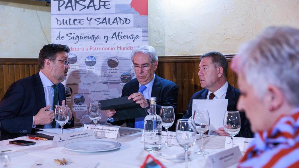 Reunión del Consejo Rector de la candidatura a Patrimonio Mundial del 'Paisaje dulce y salado de Sigüenza y Atienza'.