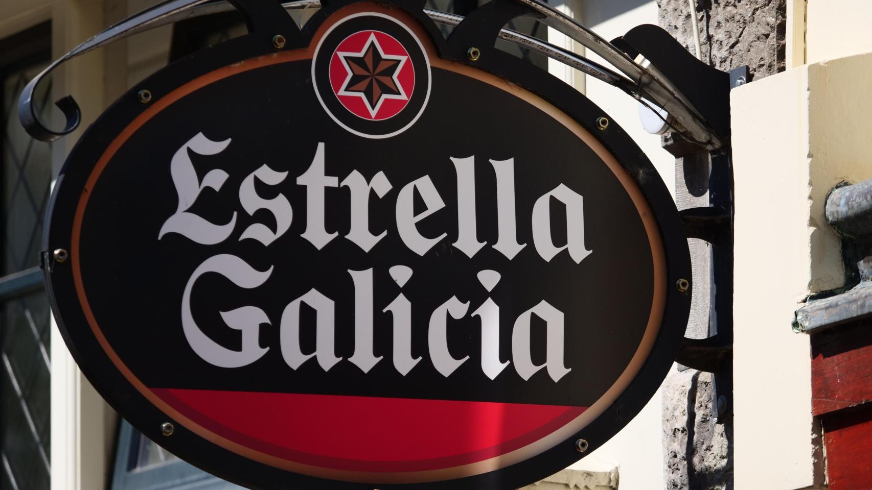 Cartel de Estrella Galicia