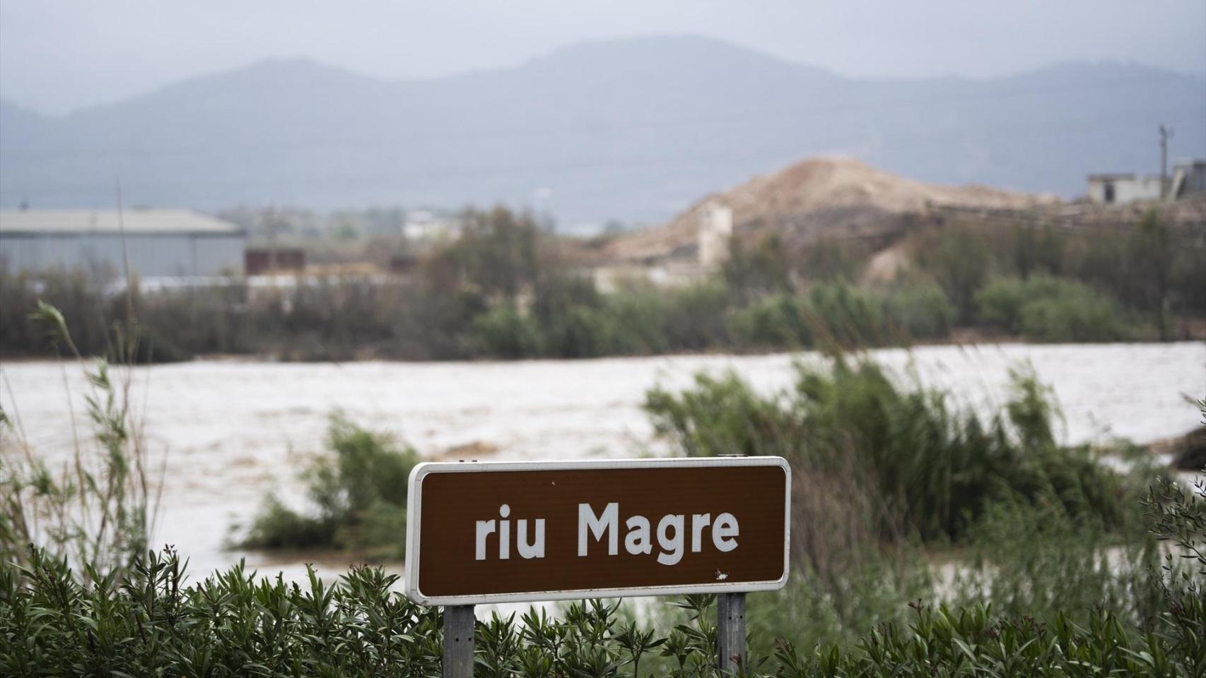 Crecida del río Magre, a 29 de octubre de 2024. Jorge Gil/Europa Press