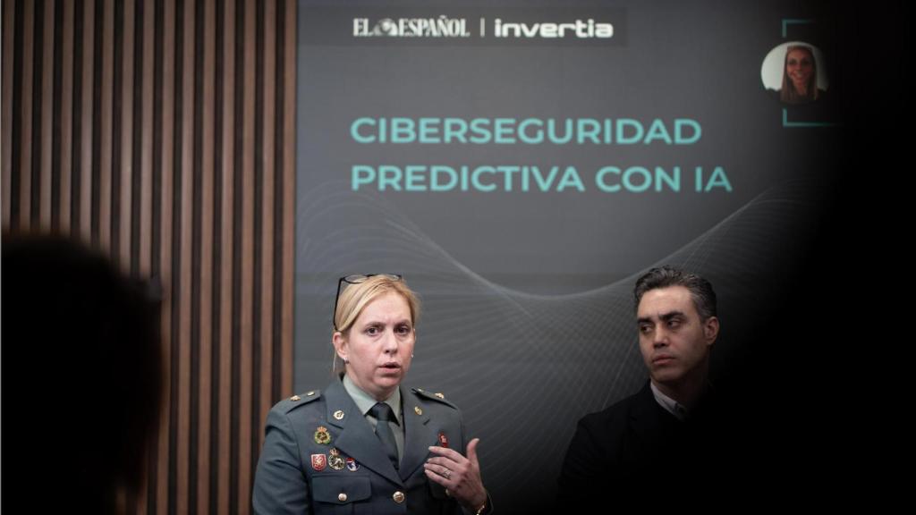 Rosalía Machín, comandante de la Guardia Civil, en el área de Transformación Digital y Ciberseguridad.