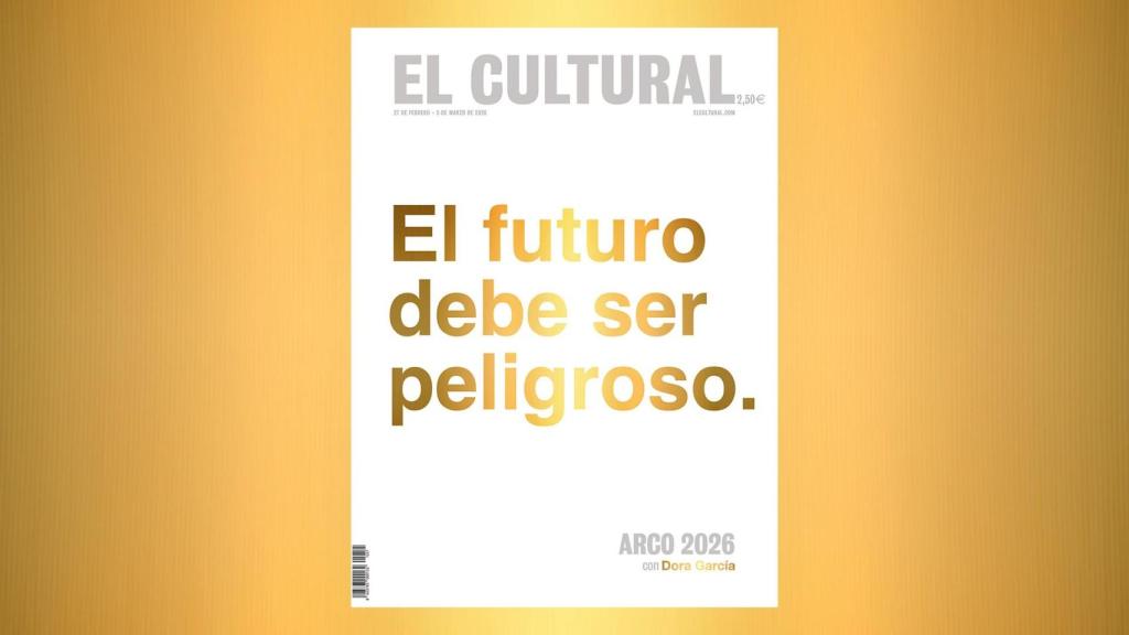 Portada de EL CULTURAL con la 'Frase de oro' de Dora García