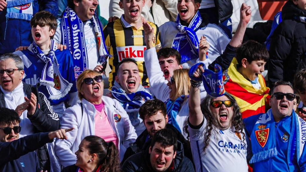 Afición del Real Zaragoza.