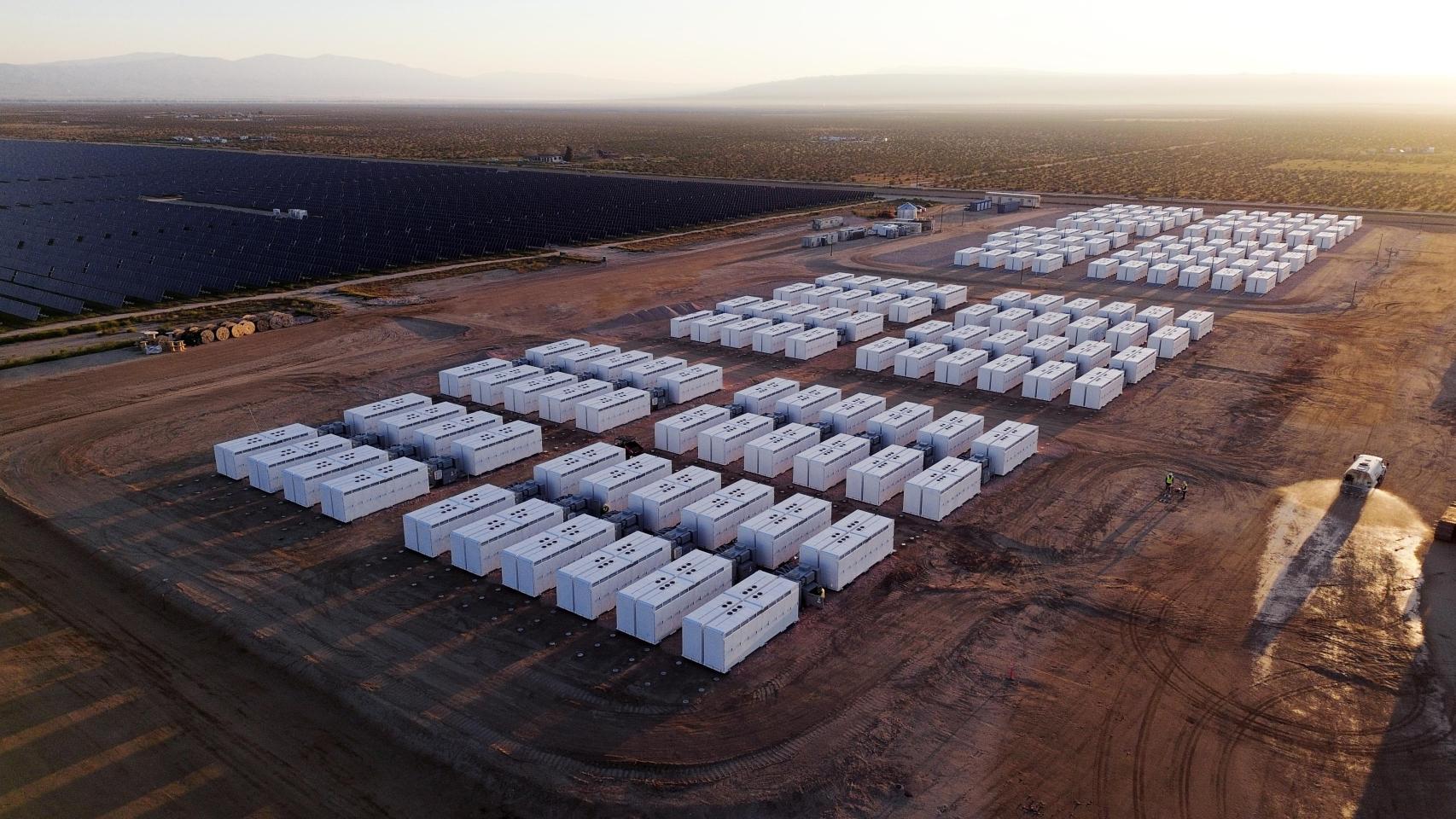 Sistemas Megapack 2 XL BESS de Tesla.