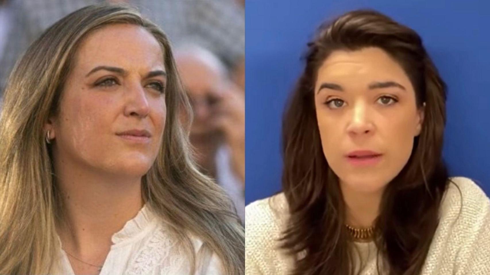 Marcela Reigía, abogada y candidata de Vox al Parlamento Europeo en 2024 (izquierda), y Rosa Reigía, vicepresidenta de Acom.