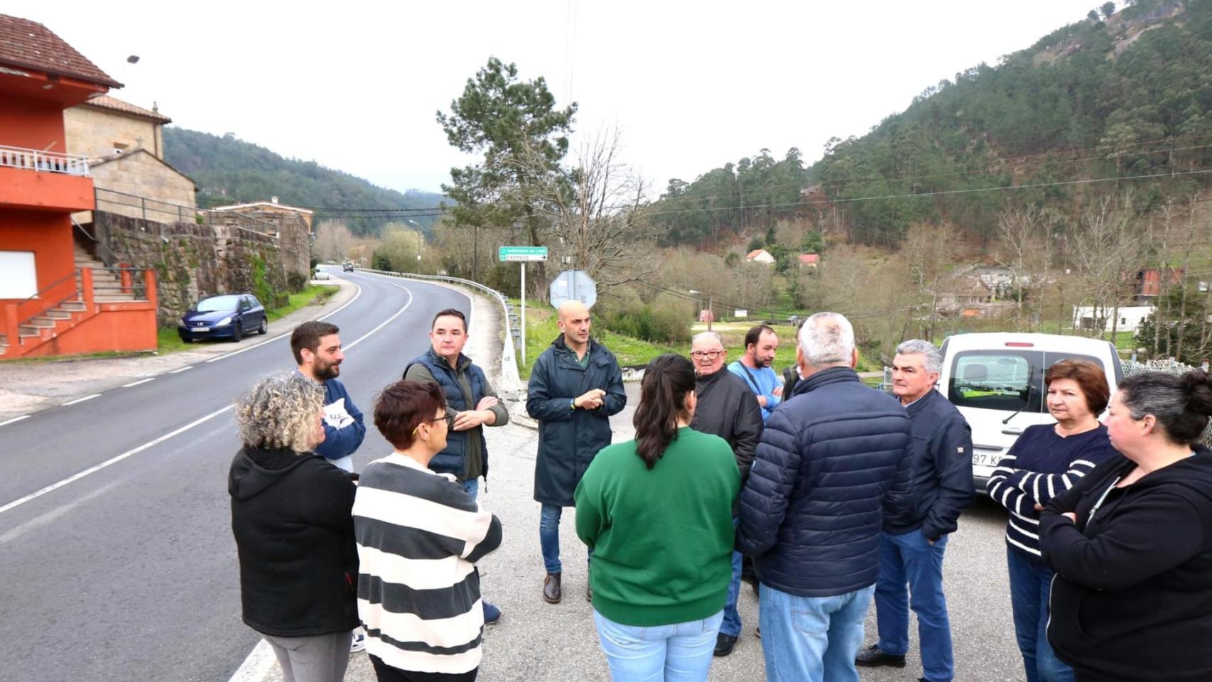 O Porriño (Pontevedra) pide al Gobierno asumir la titularidad de la N-120 a su paso por Cans