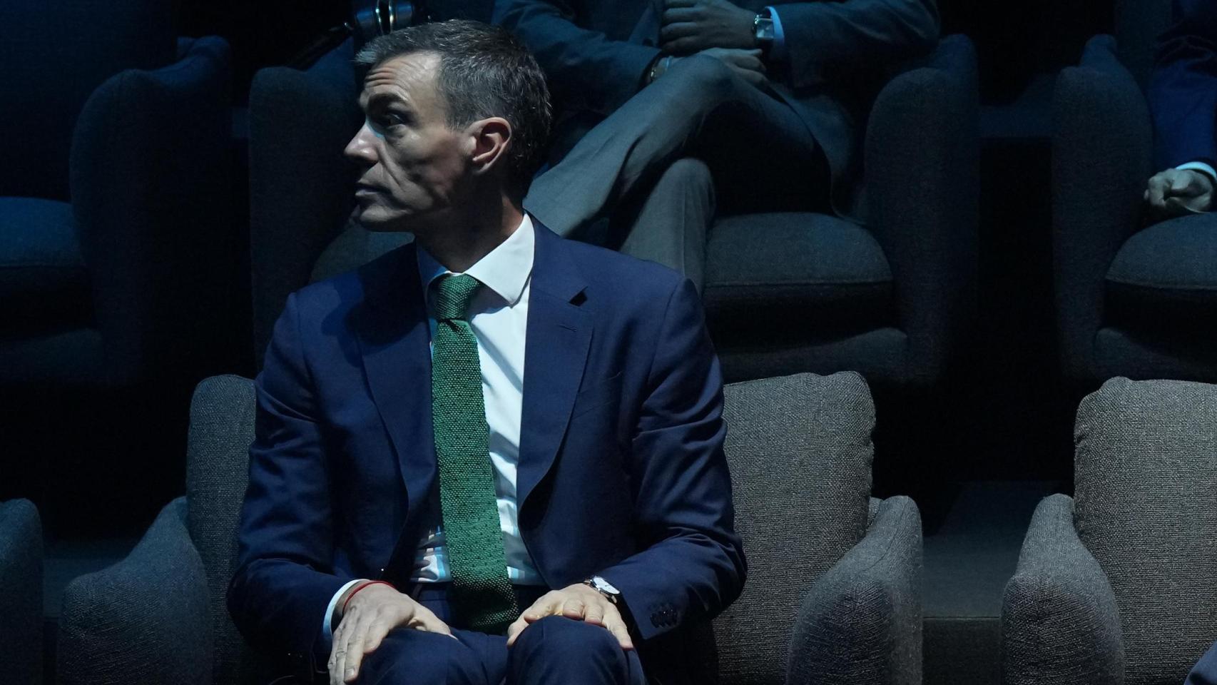 Pedro Sánchez, este lunes en la inauguración del Mobile World Congress (MWC), en Barcelona.