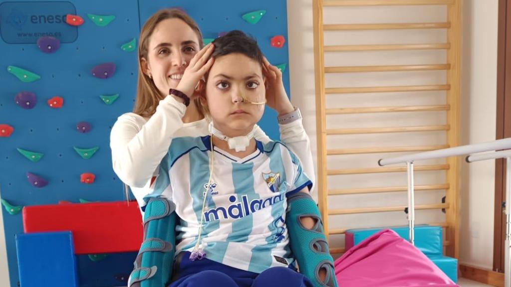 Nico en una terapia.