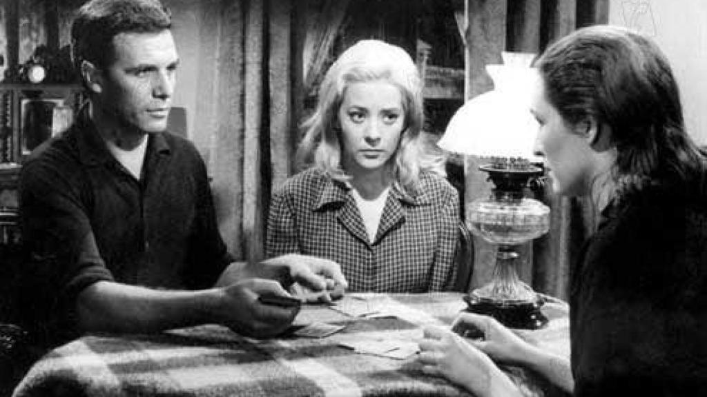 Paco Rabal with Silvia Pinal in 