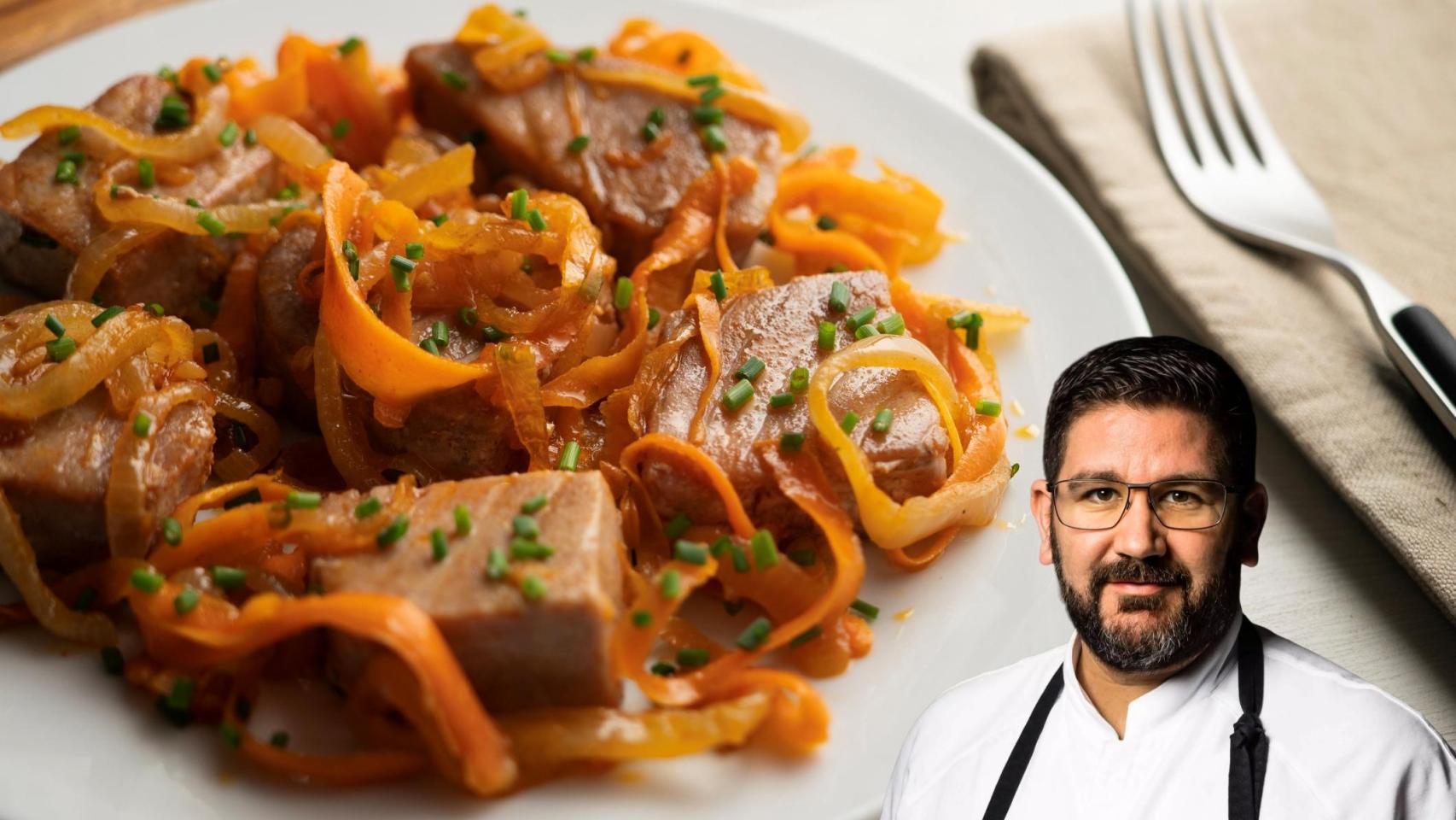 Dani García, chef, en un montaje de El Español