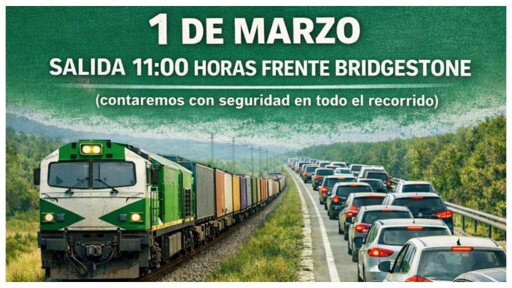 Cartel de la marcha del pasado 1 de marzo
