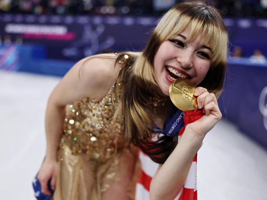 La patinadora Alysa Liu tiene un estilo muy particular.