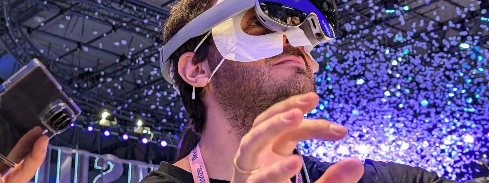 Las gafas inmersivas Samsung Galaxy XR.