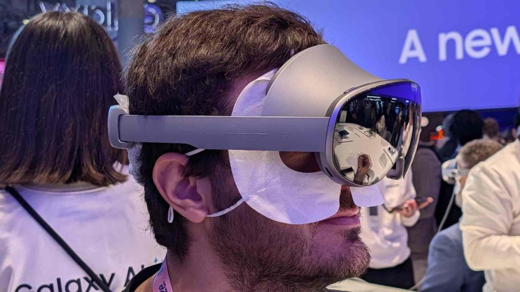 Las gafas inmersivas Samsung Galaxy XR.