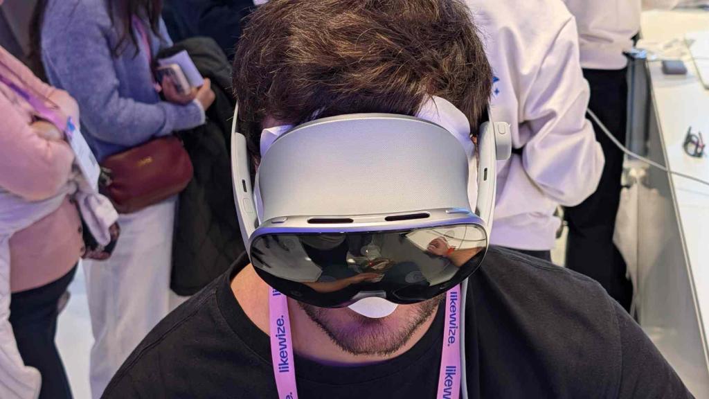Las gafas inmersivas Samsung Galaxy XR.