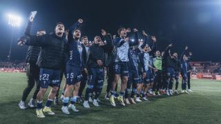 El Celta de Vigo celebra su victoria ante el Girona.