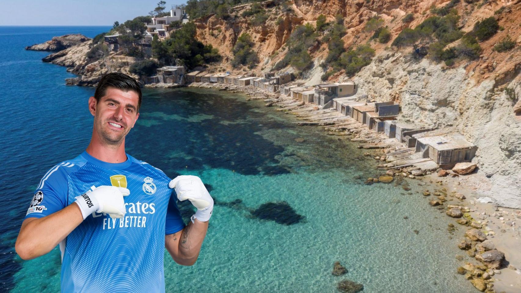 El destino de vacaciones preferido de Courtois en España