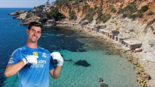 El destino de vacaciones preferido de Courtois en España