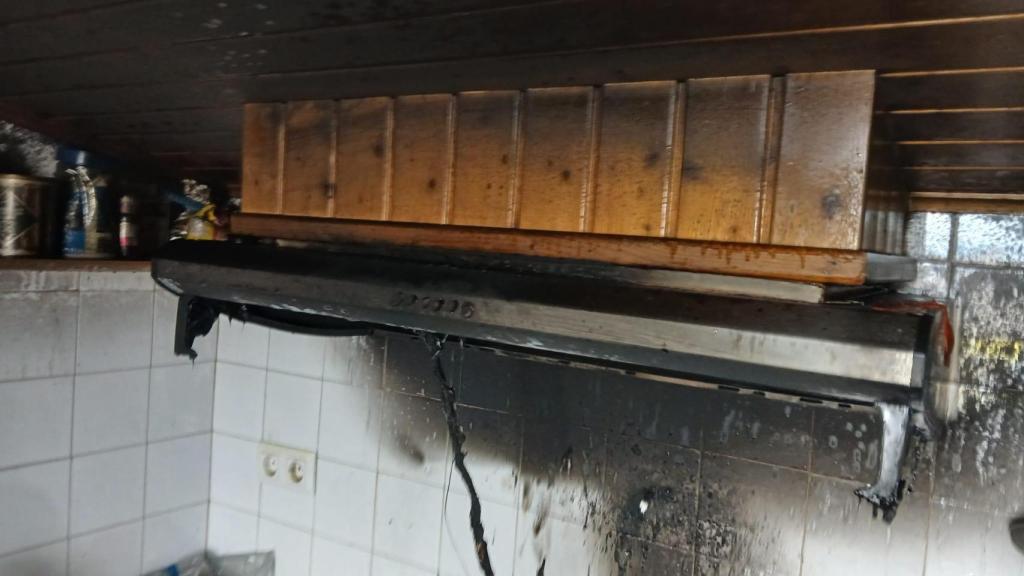 Imagen del incendio.